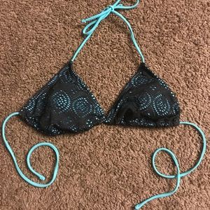 Crochet bikini top